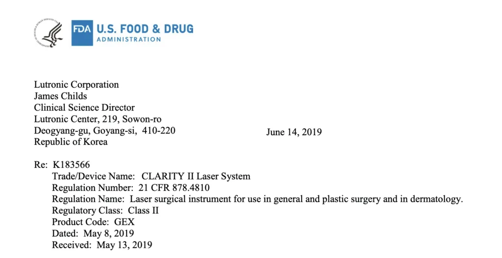 FDA Approved Clarity II